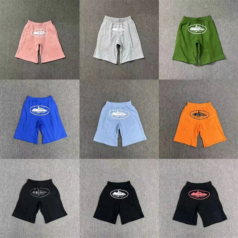 印花短裤夏季宽松五分裤男女运动休闲卫裤-CY